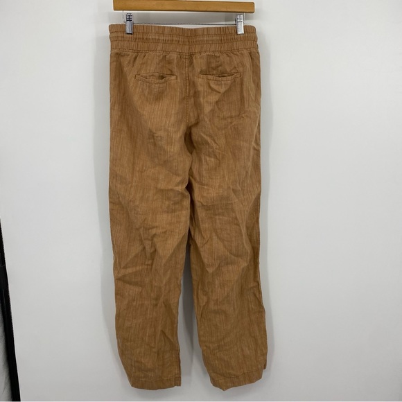 Athleta Cabo Linen Textured Wide Leg Pant Size 6 - Picture 2 of 11